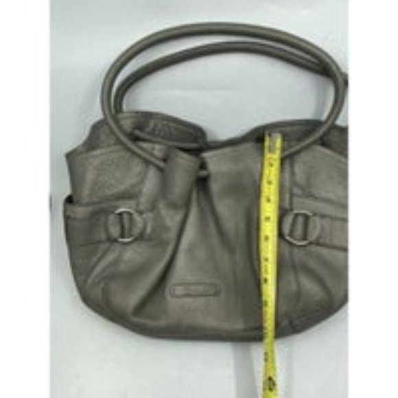 COLE HAAN Gray Large Leather Tote/ - Picture 4 of 4